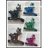 HTM-C07 Colorized TattooMachines With Handmade Iron Shader And Liner For Body Tattooing