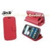 Samsung Galaxy Phone Cases Pink Waterproof i699 Wallet Cover With Card Slot
