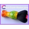 Colorful Luxury facial kabuki make up brushes cosmetics tool for girl