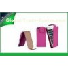 Vertical Protective PU Leather Case For Iphone 5 / Iphone 5s With SGS , CE , RoSh