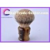 26mm Silvertip Badger Shaving Brush faux horn handle deluxe men's grooming tools