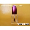 15ml High quality square clear glass Nail Polish Containers with shiny cap
