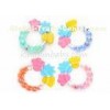Funny Rattle Silicone Baby Teether Toy Colorful Ring Shape For Baby Biting