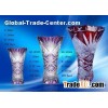 decal, screen printing promotion Flower color Personalized Glass Vase / clear Vases