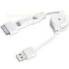 Samsung / iPad 3 In 1 Retractable USB Cable Mini USB To Micro USB Cables 0.75m