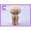 Classic silver tipped badger brush Faux Horn Handle 24mm knots size