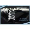 Silver Double rolling Beauty Body Massager For Waist , Leg And Arm 150x123x40mm
