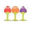 Fruit Shaped Silicone Baby Teether With Infant Silicone Toys Customized Color