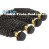Customized 22 Inch Deep Curl Brazilian Virgin Human Hair For Black Women