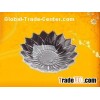 sala, candy, sugar fashionable customized Logo printed Leaf Decorative Glass Plates