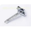 Silver shaving Manual Single Blade Razor , men double edge blade razor