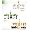 hot stamping, painting High quality Logo Print  Wine Glass Sets / custom Stemless Set