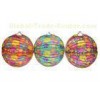 Hibiscus Printing  Accordion wedding decorations paper lanterns outdoor / indoor