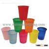 Disposable plastic cup with lid