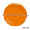 Disposable round plastic tray, cutlery-vietnampolybag.com