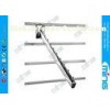 Metal Slatwall Store Display Shelving with 11 Ball Sloping Arm