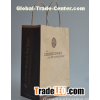 Gift paper bag hand take paper bag