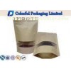 100g , 250g , 500g , 1kg kraft paper Stand Up Pouch with Window rectangle
