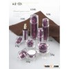 Transparent essence bottle,plastic square cosmetic acrylic bottle,square lotion bottle jar