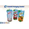 250ml Beverage Laminated Stand Up Pouch With Spout , liquid packaging bags
