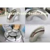 Mirror Polish Stainless Steel Sanitary Fittings 90 Elbow Short Weld End 3 / 4 - 6