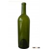 750ML Antique Green Bordeaux Glass Wine Bottle