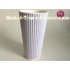 24 oz Ripple Paper Cups with Sip / Flat Lid , Printed Paper Coffee Cups