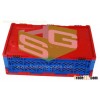 collapsible storage box with lid
