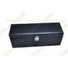 Black Leather Wine Box For Luxury Gift, Single Bottle Wine Packaging Boxes