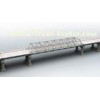 Permanent Assembly Steel Truss Bridge Concrete Deck for Medium Spans