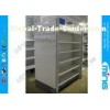 Custom Plain Single Sided Retail Display Shelves for Clothes / Shoes