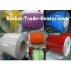 High Intensity PPGI Steel Coil , Industrial Roofing Sheets Top Coating 14 - 25 Micron