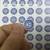 Round Dia 20mm Custom Screw Warranty Seal Sticker Made by Professional Adhesive Label Manufactures