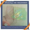 transparent hologram label