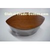 Eco - Friendly Solid Wood Lids For Jars Special Oval Shape 188 x 114 x 16mm
