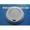 Recycled PE Coated Single Wall PS Sipper Paper Cup Cover With Custom Logos
