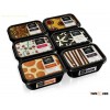 black  frozen food tray