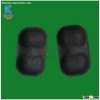 Biodegradable pulp molding fresh fruit platter