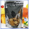 Top zipper stand up food bag