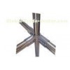 90 Degree 3 Way Flexible Metal Chrome Pipe Connectors / Joints