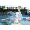 Customized Cygnet Slide Game For Kids, Fiberglass Small Water Pool Slides