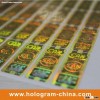 Gold Anti-Fake Security Hologram Laser Label
