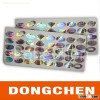 Positioning hot stamping hologram sticker with high quality