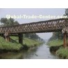 Compact 100 Prefabricated Steel Bailey Bridge for Temporary Use