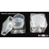 30ml  50ml  80ml plastic square shape  cosmetic acrylic jar