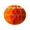 Orange Blue Tissue Paper Honeycomb Balls , honeycomb wedding decorations