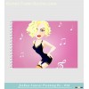 printed Madonna cartoon book