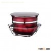 Red Diamond Acrylic Cream Jar