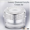 Diamond Cap Acrylic Jar