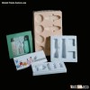 cosmetic blister packaging with dividers